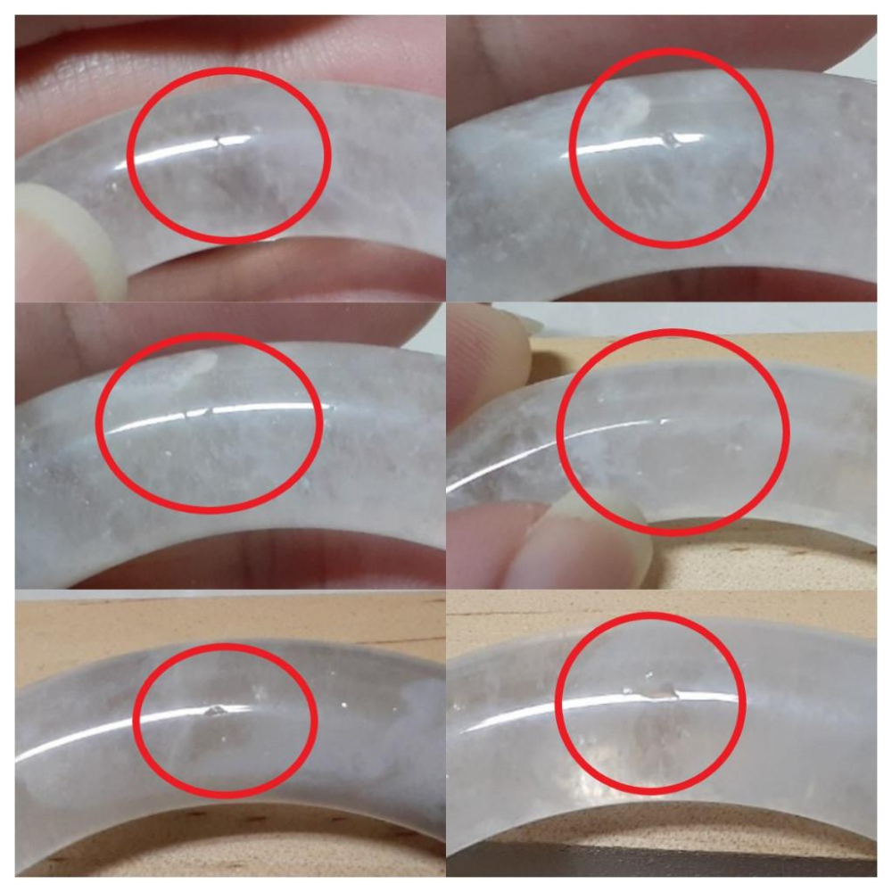 【三寶坊】天然櫻花瑪瑙手鐲 57圈口 圓條 瑪瑙手鐲小圈口 N417-細節圖7