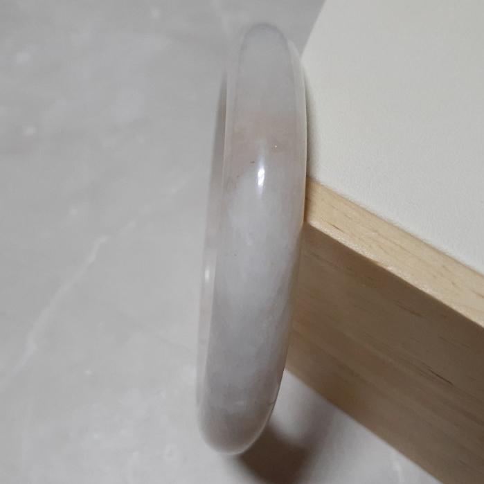 【三寶坊】天然月光石手鐲 藍月光 55圈口 平安鐲小圈口 N425-細節圖2