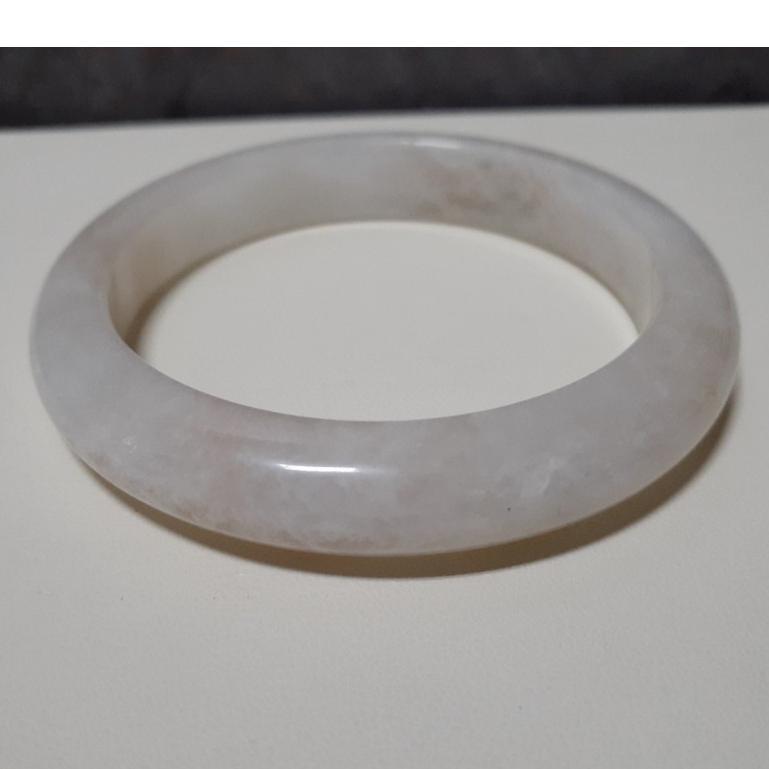 【三寶坊】天然月光石手鐲 藍月光 55圈口 平安鐲小圈口 N425-細節圖5