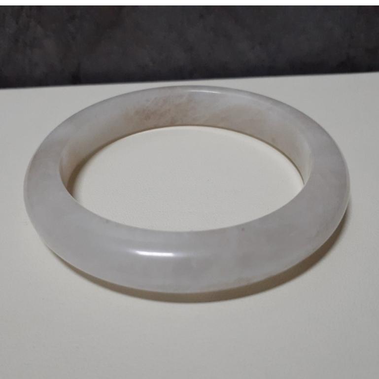 【三寶坊】天然月光石手鐲 藍月光 55圈口 平安鐲小圈口 N425-細節圖6