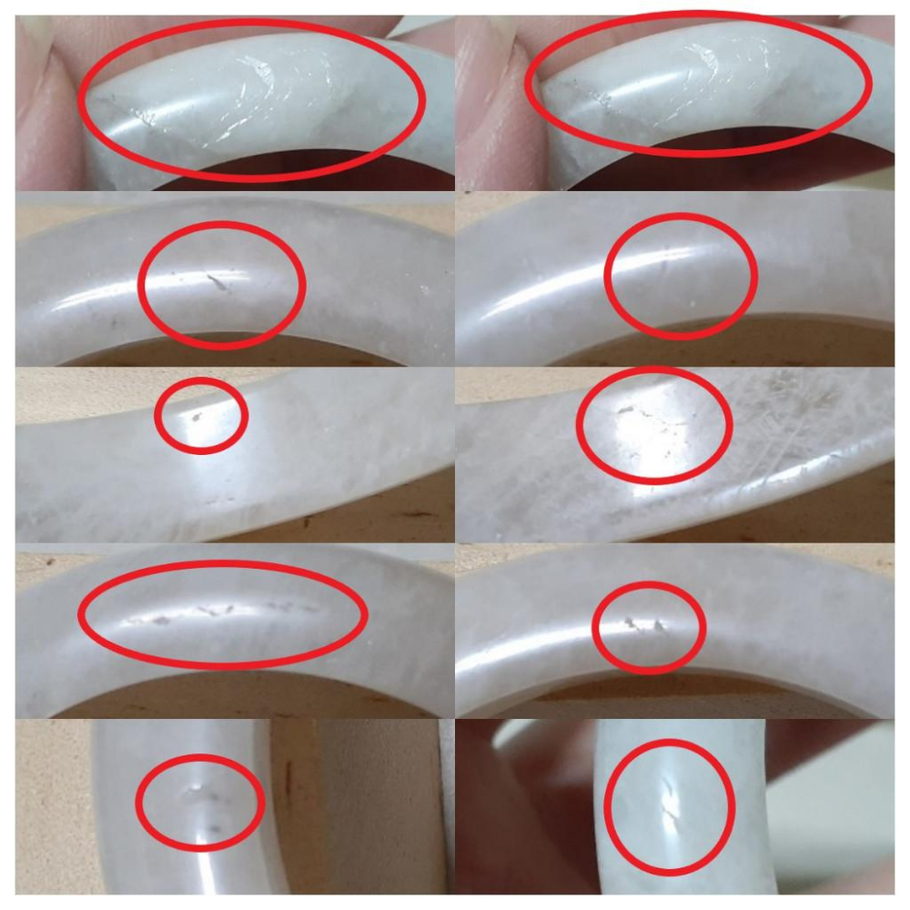 【三寶坊】天然月光石手鐲 藍月光 55圈口 平安鐲小圈口 N425-細節圖7