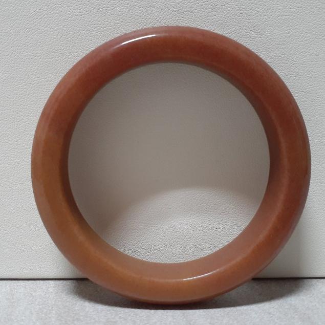 【三寶坊】天然佘太翠手鐲 56圈口 佘太紅 平安鐲 宮廷鐲 手鐲小圈口 N304-細節圖2