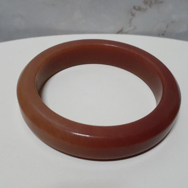 【三寶坊】天然佘太翠手鐲 56圈口 佘太紅 平安鐲 宮廷鐲 手鐲小圈口 N304-細節圖7