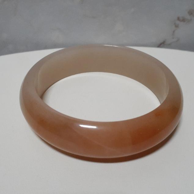 【三寶坊】天然佘太翠手鐲 56圈口 佘太糖料 平安鐲 手鐲小圈口 N307-細節圖5