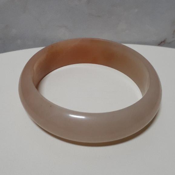 【三寶坊】天然佘太翠手鐲 56圈口 佘太糖料 平安鐲 手鐲小圈口 N307-細節圖6