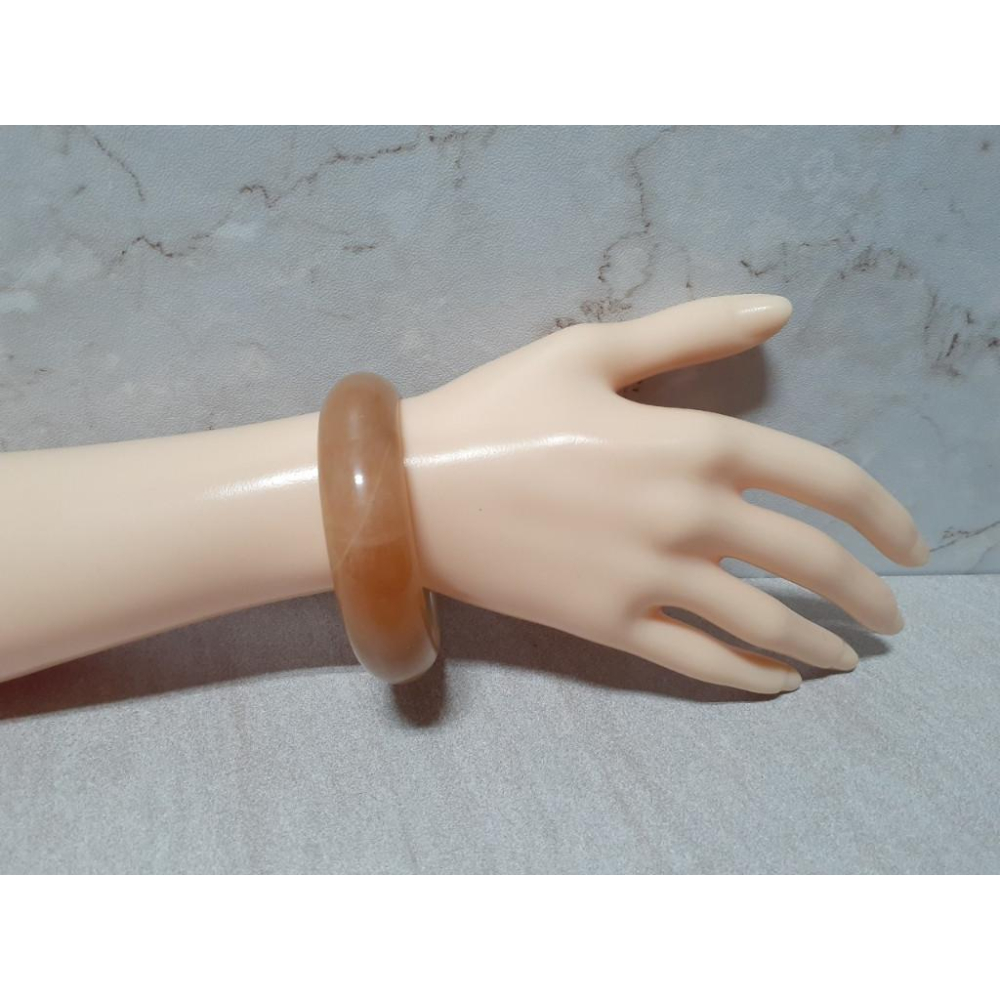 【三寶坊】天然佘太翠手鐲 56圈口 佘太糖料 平安鐲 手鐲小圈口 N307-細節圖7