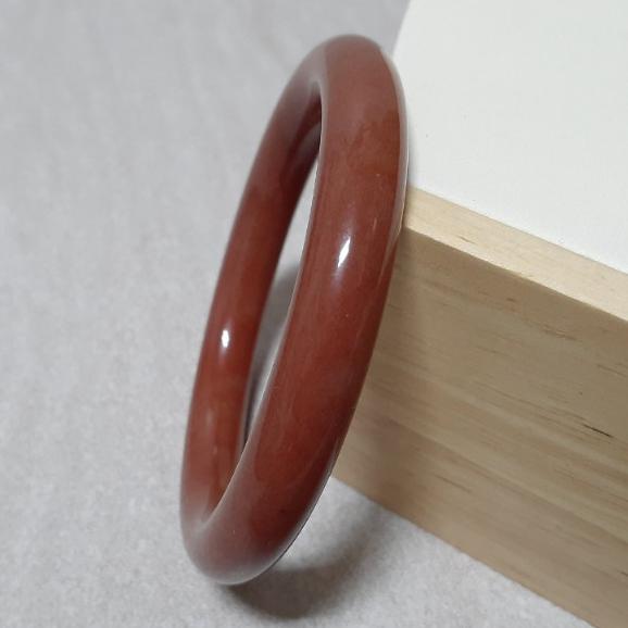 【三寶坊】天然佘太翠手鐲 55圈口 佘太紅 圓條 手鐲小圈口 N302-細節圖3