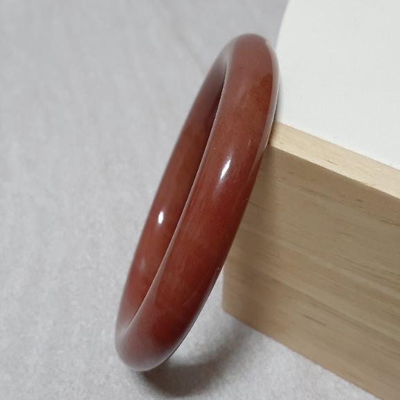 【三寶坊】天然佘太翠手鐲 55圈口 佘太紅 圓條 手鐲小圈口 N302-細節圖4