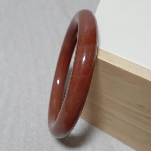 【三寶坊】天然佘太翠手鐲 55圈口 佘太紅 圓條 手鐲小圈口 N302-細節圖6