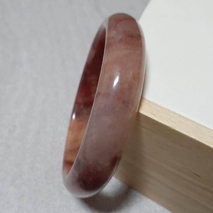 【三寶坊】天然金絲玉手鐲 62圈口 平安鐲 手鐲大圈口 N214-細節圖3