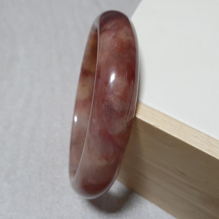 【三寶坊】天然金絲玉手鐲 62圈口 平安鐲 手鐲大圈口 N214-細節圖4