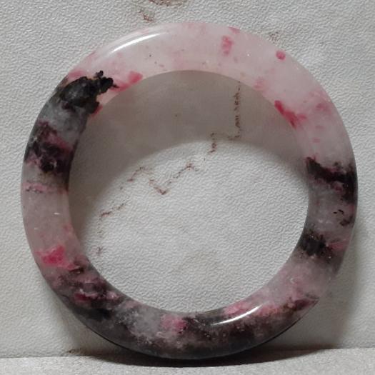 【三寶坊】天然櫻花雨手鐲 51圈口 薔薇輝手鐲 圓條 手鐲小圈口 N364-細節圖2