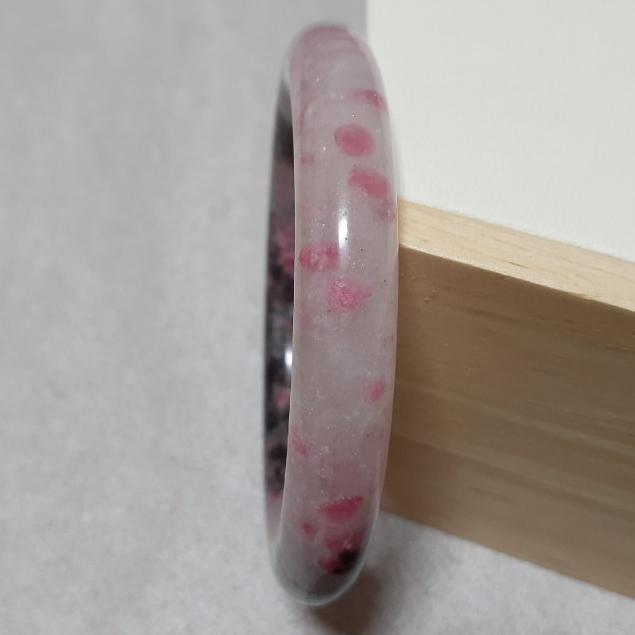 【三寶坊】天然櫻花雨手鐲 51圈口 薔薇輝手鐲 圓條 手鐲小圈口 N364-細節圖6