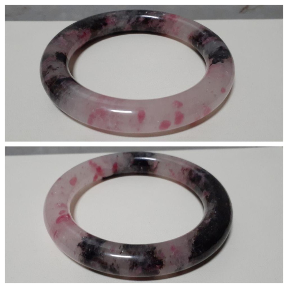 【三寶坊】天然櫻花雨手鐲 51圈口 薔薇輝手鐲 圓條 手鐲小圈口 N364-細節圖7