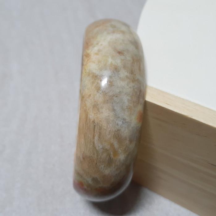 【三寶坊】天然珊瑚玉手鐲 56圈口 蟲紋 腦紋 平安鐲 手鐲小圈口 N217-細節圖2