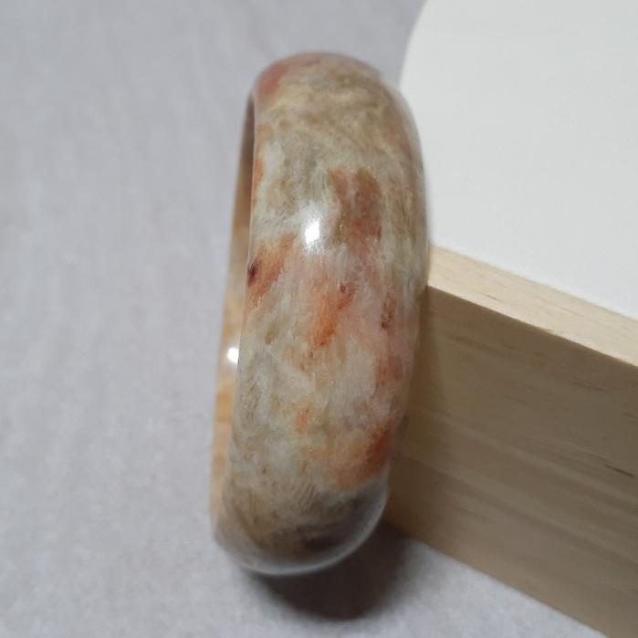 【三寶坊】天然珊瑚玉手鐲 56圈口 蟲紋 腦紋 平安鐲 手鐲小圈口 N217-細節圖3