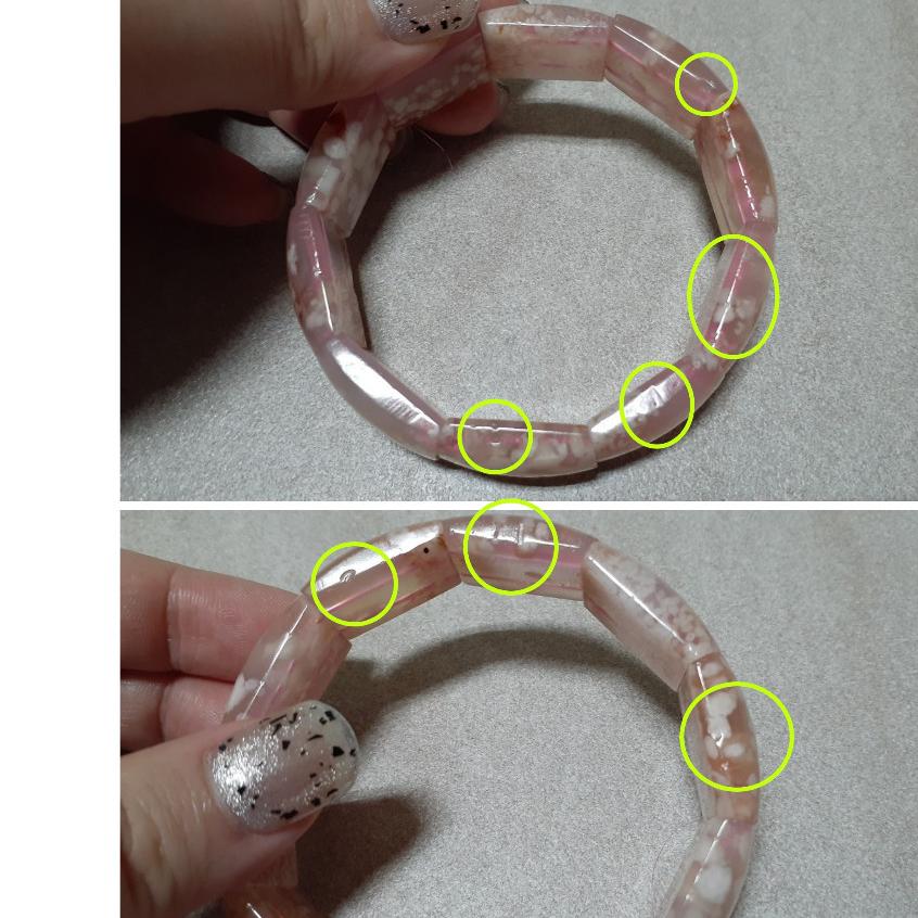 【三寶坊】天然櫻花瑪瑙 瑪瑙 手串/手珠/手鍊/手排/手環 水晶-細節圖6