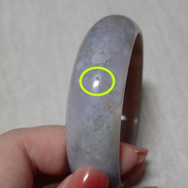 【三寶坊】天然水草瑪瑙手鐲 62圈口 紅紫 水晶 平安鐲 海洋碧玉 手鐲大圈口 N199-細節圖7