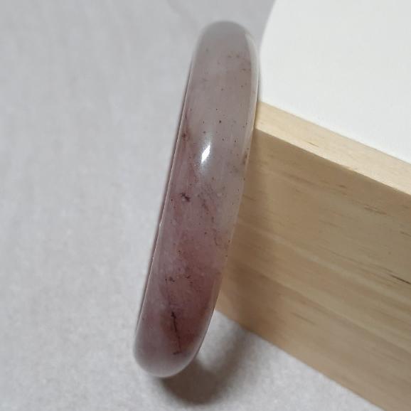 【三寶坊】天然佘太翠手鐲 55圈口 佘太芋泥波波 平安鐲 手鐲小圈口 N308-細節圖2