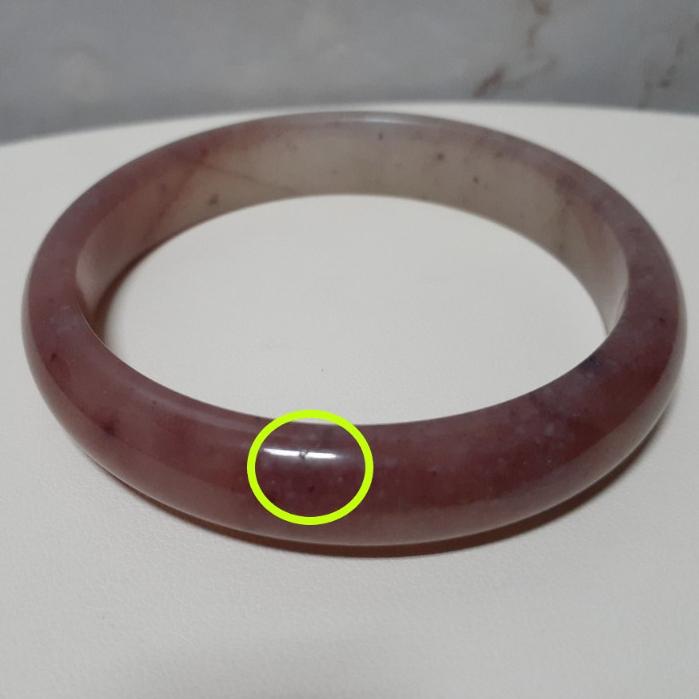 【三寶坊】天然佘太翠手鐲 55圈口 佘太芋泥波波 平安鐲 手鐲小圈口 N308-細節圖7