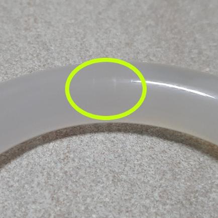 【三寶坊】天然白玉髓手鐲 51圈口 圓條 瑪瑙手鐲小圈口 N329-細節圖7