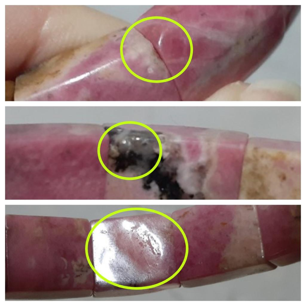 【三寶坊】天然薔薇輝石 鐲排 手串/手珠/手鍊/手環 薔薇石 玫瑰石-細節圖7