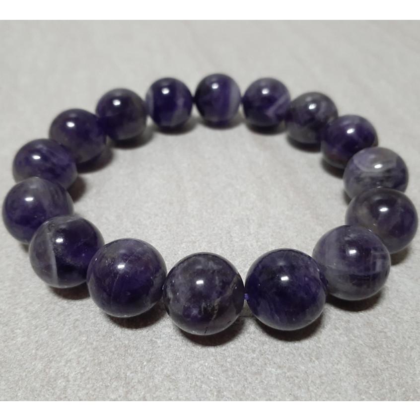 【三寶坊】天然紫水晶 13mm 手串/手珠/手鍊/手環-細節圖2