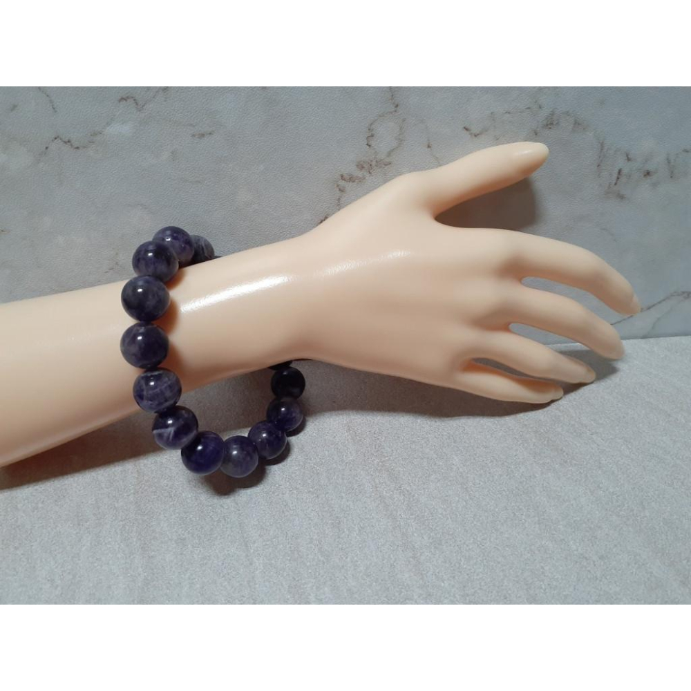 【三寶坊】天然紫水晶 13mm 手串/手珠/手鍊/手環-細節圖6