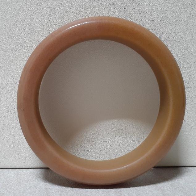 【三寶坊】天然佘太翠手鐲 56圈口 佘太紅 平安鐲 宮廷鐲 手鐲小圈口 N305-細節圖2