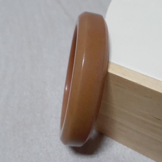 【三寶坊】天然佘太翠手鐲 56圈口 佘太紅 平安鐲 宮廷鐲 手鐲小圈口 N305-細節圖3