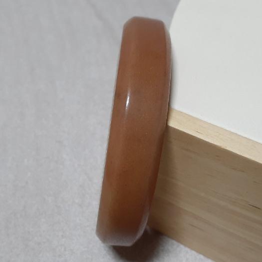 【三寶坊】天然佘太翠手鐲 56圈口 佘太紅 平安鐲 宮廷鐲 手鐲小圈口 N305-細節圖6