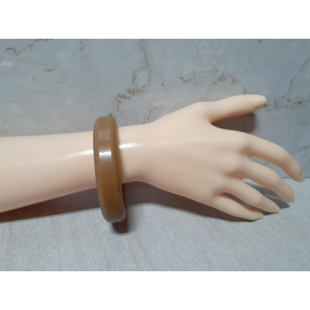 【三寶坊】天然佘太翠手鐲 56圈口 佘太紅 平安鐲 宮廷鐲 手鐲小圈口 N305-細節圖8