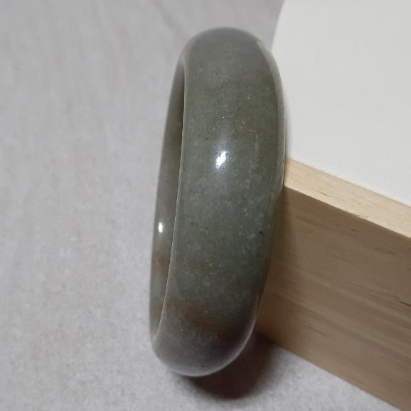 【三寶坊】天然佘太翠手鐲 56圈口 佘太綠 平安鐲 手鐲大圈口 N300-細節圖2