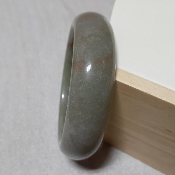 【三寶坊】天然佘太翠手鐲 56圈口 佘太綠 平安鐲 手鐲大圈口 N300-細節圖3