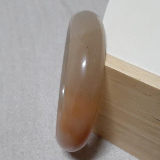 【三寶坊】天然佘太翠手鐲 56圈口 佘太糖料 平安鐲 手鐲小圈口 N306-細節圖2