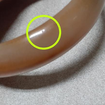 【三寶坊】天然佘太翠手鐲 56圈口 佘太糖料 平安鐲 手鐲小圈口 N306-細節圖6