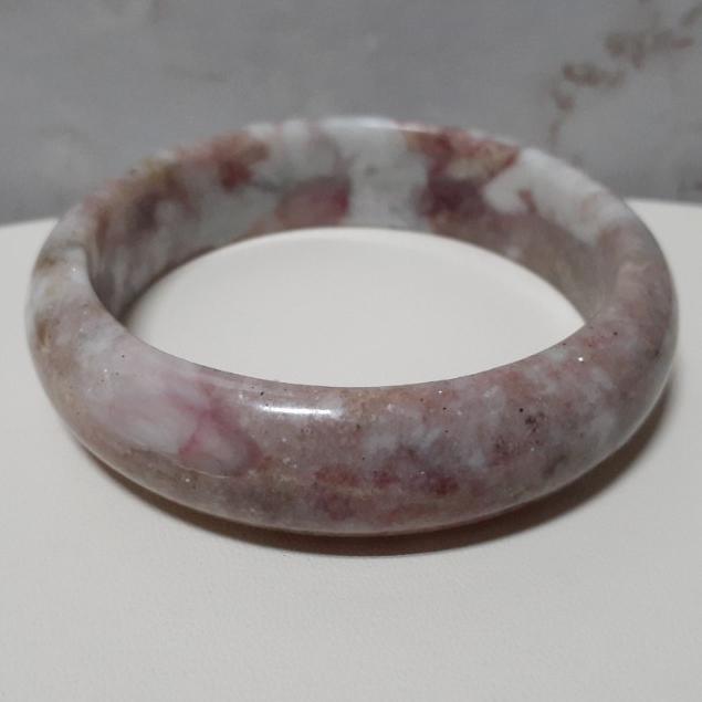 【三寶坊】天然梅花碧璽手鐲 56圈口 平安鐲 手鐲大圈口 N268 電氣石-細節圖6