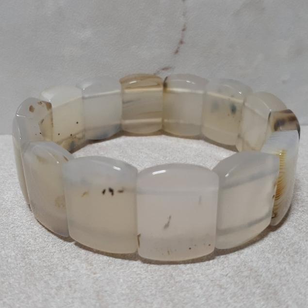 【三寶坊】天然海洋瑪瑙 手排/手環 20mm 18手圍-細節圖2