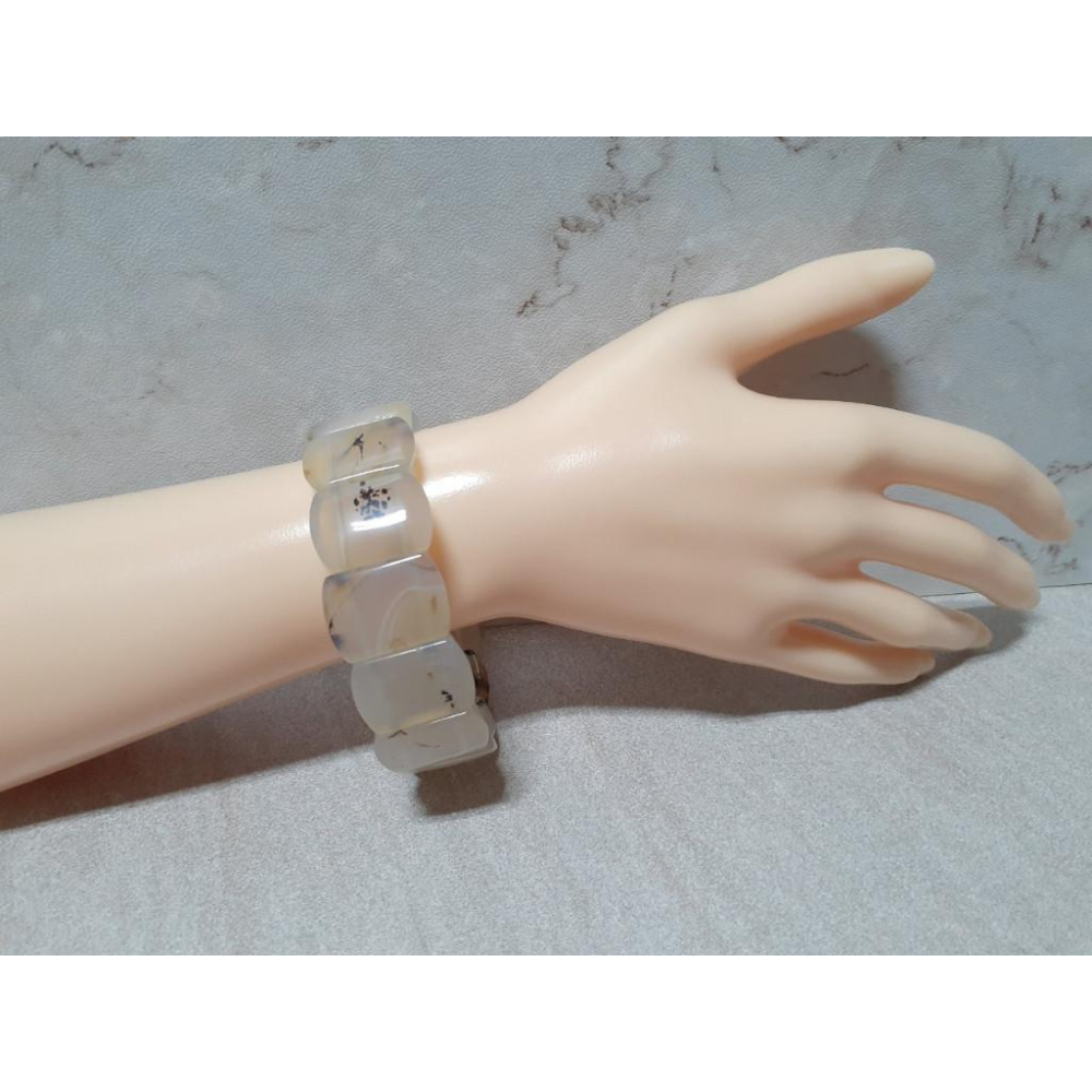 【三寶坊】天然海洋瑪瑙 手排/手環 20mm 18手圍-細節圖7