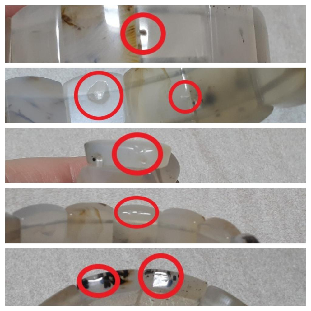 【三寶坊】天然海洋瑪瑙 手排/手環 20mm 18手圍-細節圖8