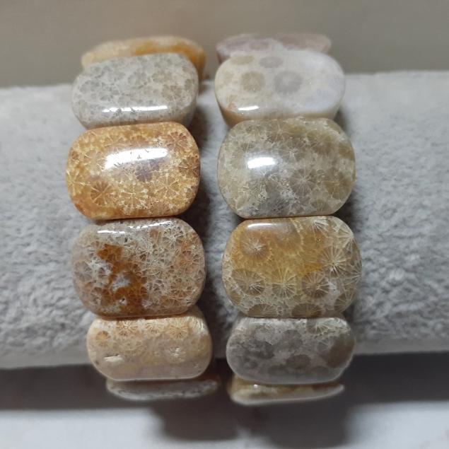 【三寶坊】天然珊瑚玉手排 骨感蕾絲花系列 珊瑚玉手牌 珊瑚玉手鍊 Y46-Y47-細節圖2