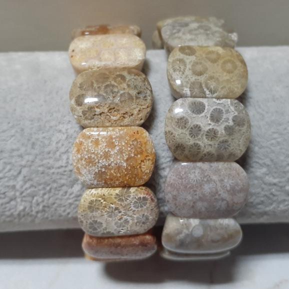 【三寶坊】天然珊瑚玉手排 骨感蕾絲花系列 珊瑚玉手牌 珊瑚玉手鍊 Y46-Y47-細節圖3