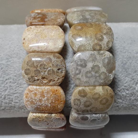 【三寶坊】天然珊瑚玉手排 骨感蕾絲花系列 珊瑚玉手牌 珊瑚玉手鍊 Y46-Y47-細節圖6