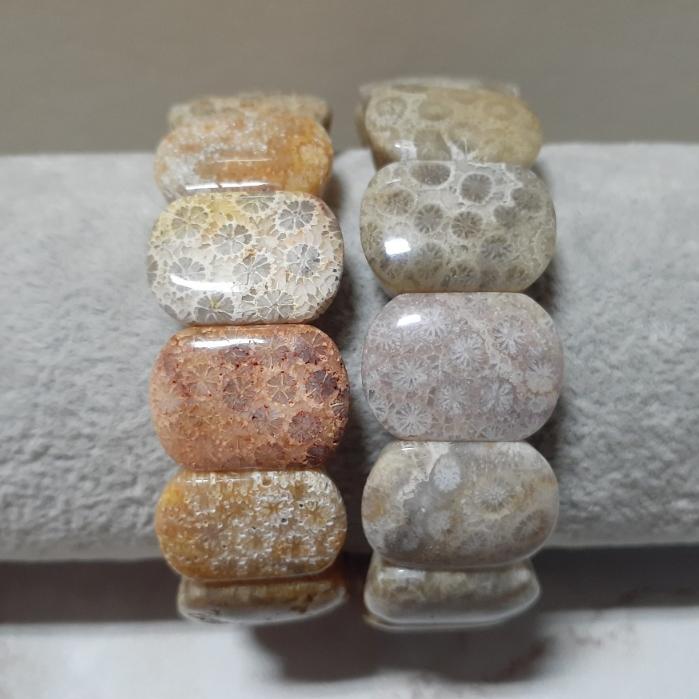 【三寶坊】天然珊瑚玉手排 骨感蕾絲花系列 珊瑚玉手牌 珊瑚玉手鍊 Y46-Y47-細節圖7