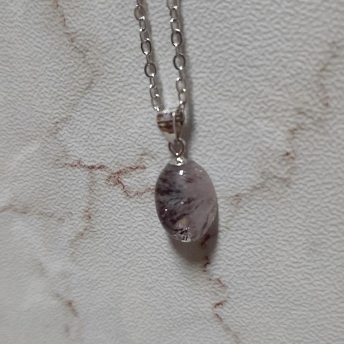 【三寶坊】超七項鍊 超七吊墜 超七墜子 超七純銀項鍊 超七裸石 11m+-細節圖2