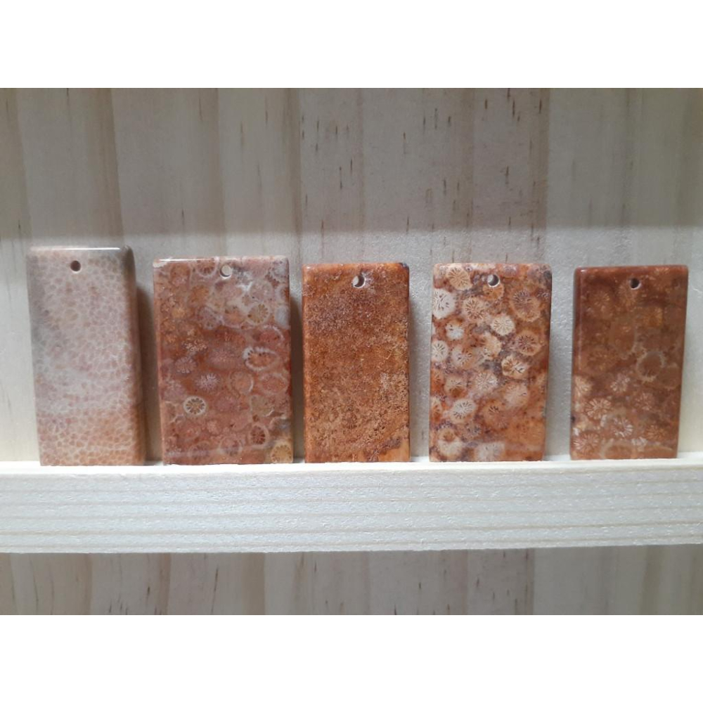 【三寶坊】天然珊瑚玉 吊墜 福利區1 水滴型 無事牌 菊花石 珊瑚玉吊墜 O32-O45-細節圖6