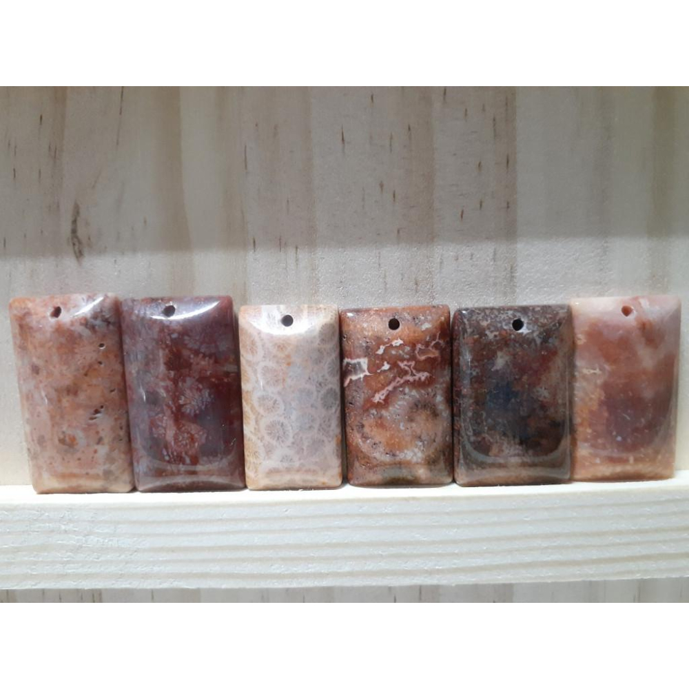 【三寶坊】天然珊瑚玉 吊墜 福利區1 水滴型 無事牌 菊花石 珊瑚玉吊墜 O32-O45-細節圖7