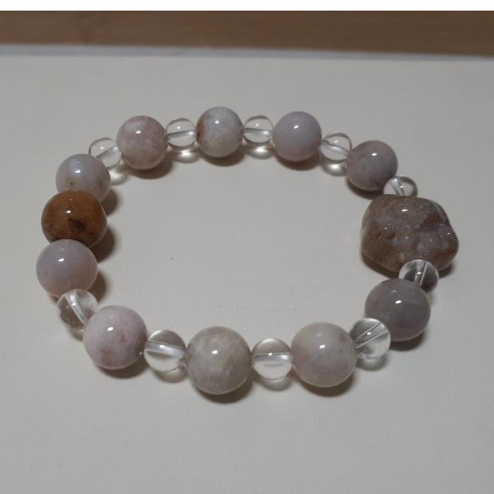 【三寶坊】天然珊瑚玉手串 貓掌 設計款 貓掌手鍊 珊瑚玉手串/手珠/手鍊/手排/手環 H9-細節圖6