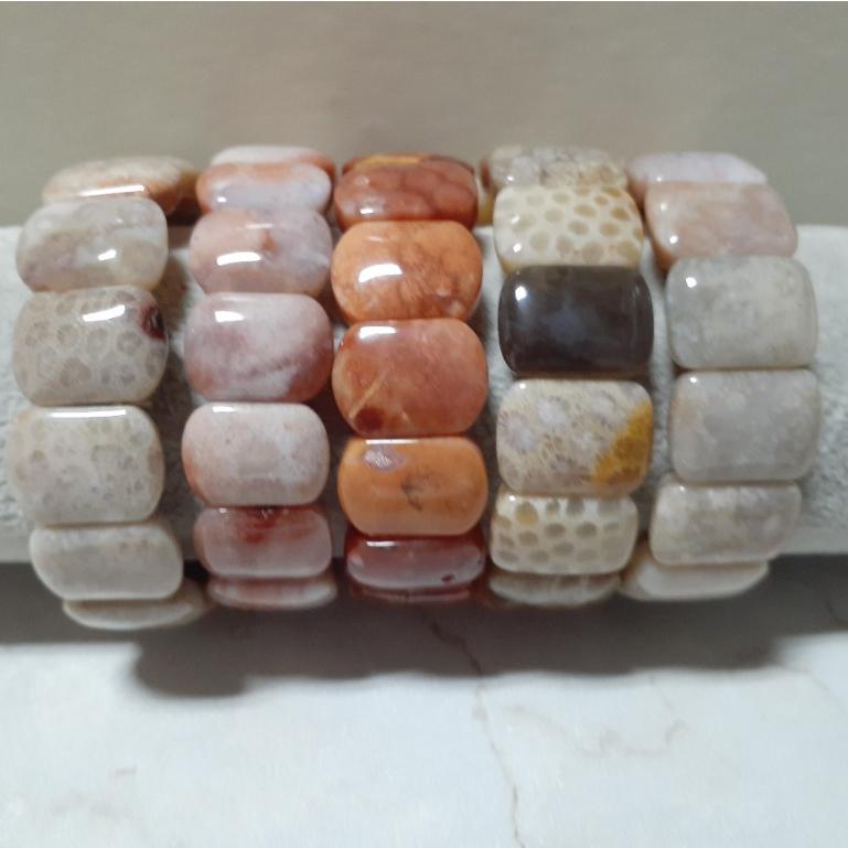 【三寶坊】天然珊瑚玉手排 透透系列 珊瑚玉手牌 珊瑚玉手鍊 Y8-Y12-細節圖4