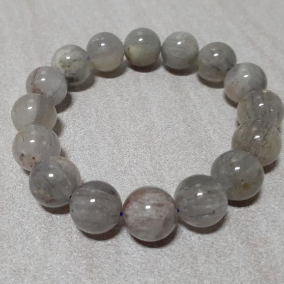 【三寶坊】天然藍髮石 12mm 手串/手珠/手鍊/手環-細節圖5